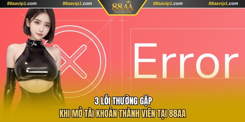 Điểm qua 3 lỗi thường gặp khi mở tài khoản