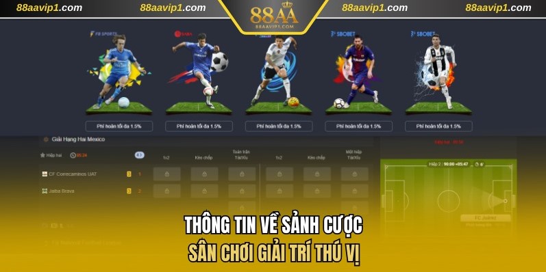 Thông tin về sảnh cược thể thao 88AA
